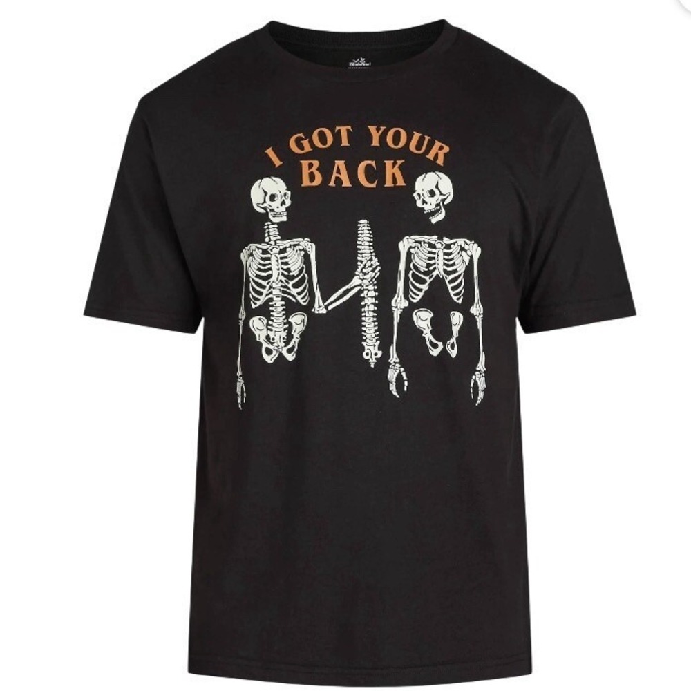 Way To Celebrate Mens Halloween Back Breaker Tee 3XL 54-56 New with Tags Black